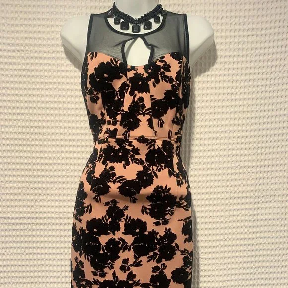 Sweet Storm Dresses | New Sweet Storm Black Velvet & Blush Sleeveless Evening Dress | Color: Black/Pink | Size: L | 2iceasnice's Closet
